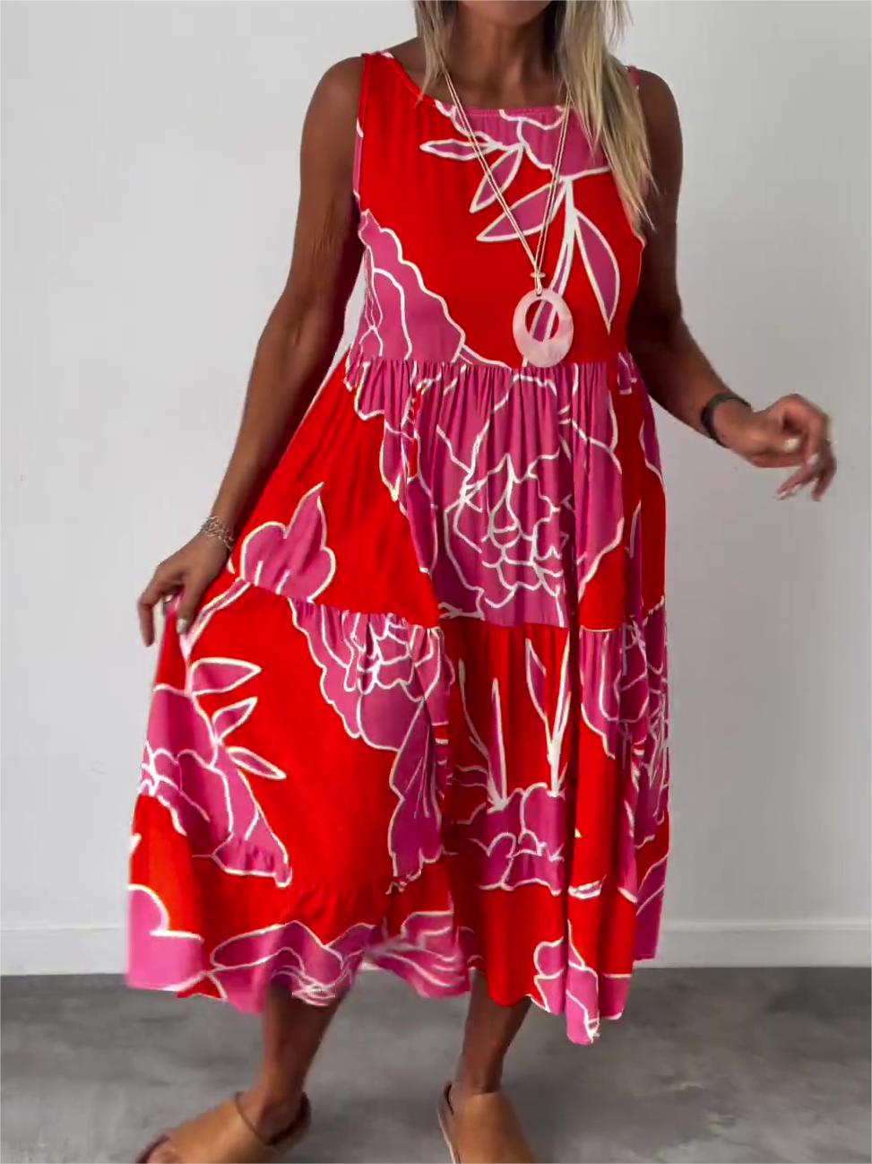 Gwendolyn | Elegant sleeveless maxi dress
