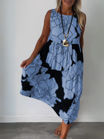 Gwendolyn | Elegant sleeveless maxi dress