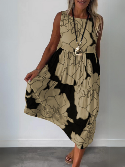 Gwendolyn | Elegant sleeveless maxi dress