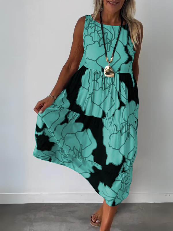 Gwendolyn | Elegant sleeveless maxi dress