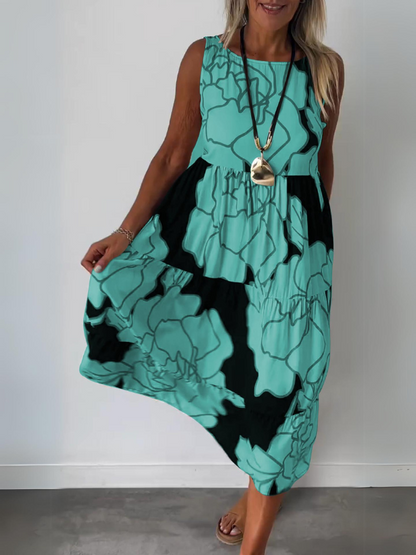 Gwendolyn | Elegant sleeveless maxi dress