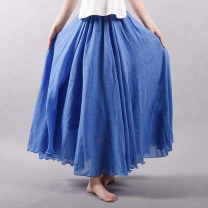 Ines | Summer maxi skirt with playful elegance