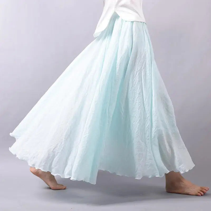 Ines | Summer maxi skirt with playful elegance
