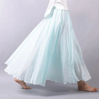 Ines | Summer maxi skirt with playful elegance