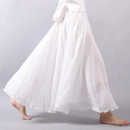 Ines | Summer maxi skirt with playful elegance