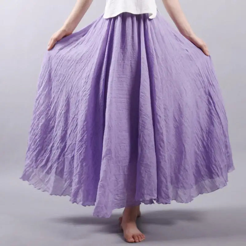 Ines | Summer maxi skirt with playful elegance