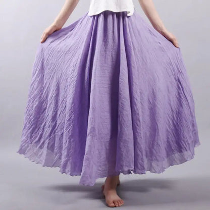 Ines | Summer maxi skirt with playful elegance
