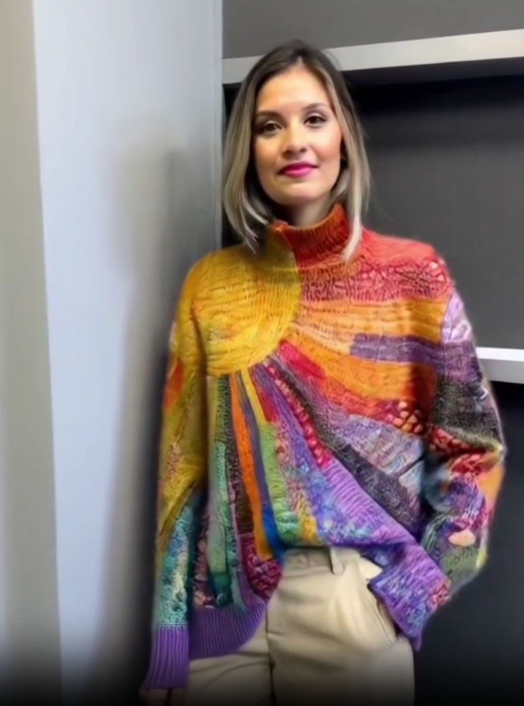 Lilibeth | Colorful turtleneck