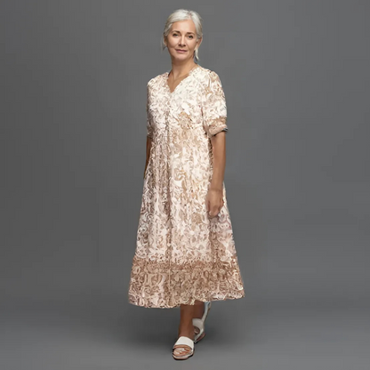 Lucinda | Elegant maxi dress with floral print