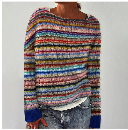 Melissa | Comfortable sweater with playful pattern