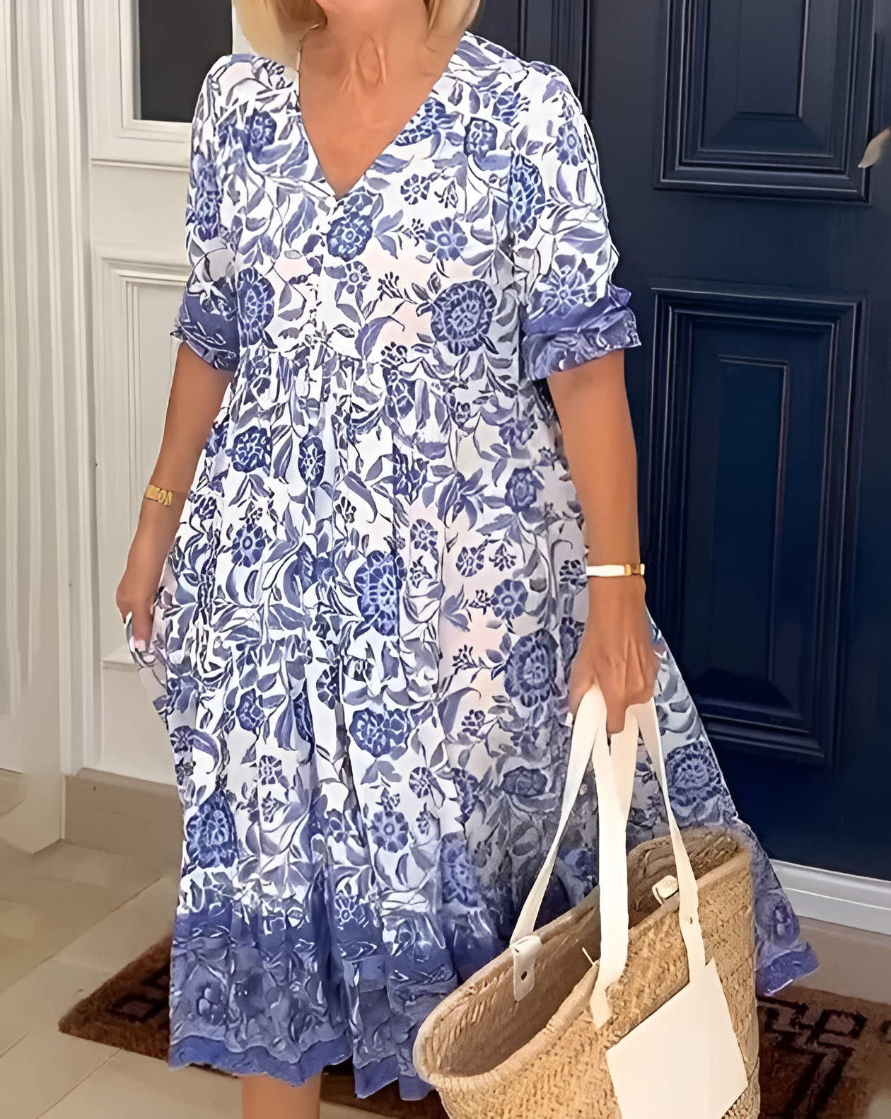 Lucinda | Elegant maxi dress with floral print