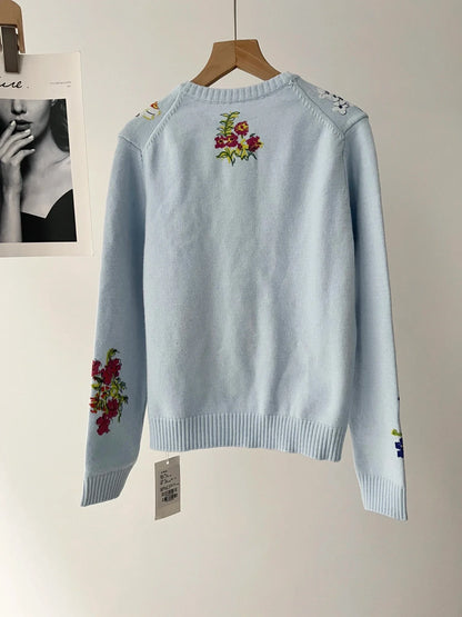 Sahara | Elegant cardigan with flowers