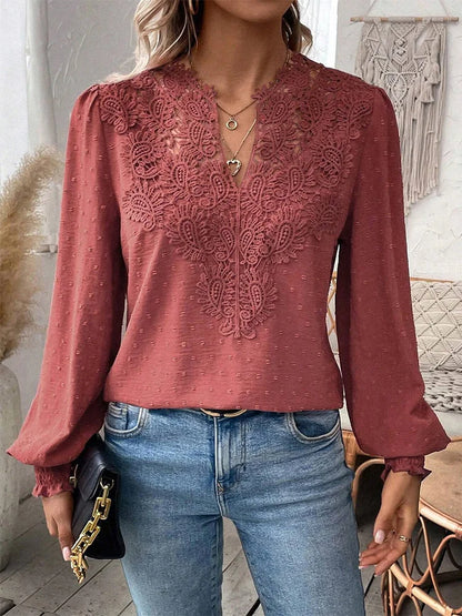 Charlene | Elegant blouse with graceful details