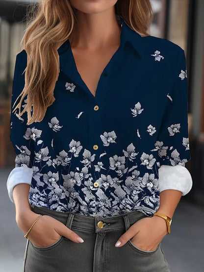 Regine | Elegant blouse with floral print