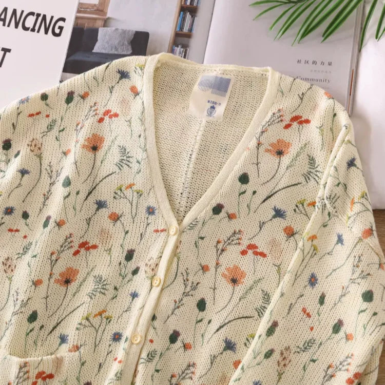 Sammy | Elegant cardigan with floral print