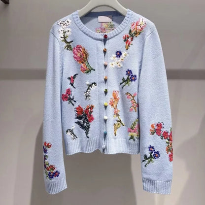 Sahara | Elegant cardigan with flowers