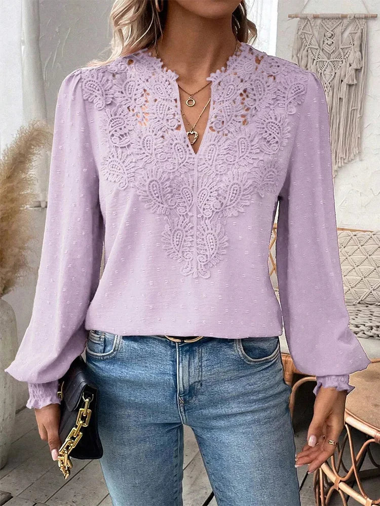 Charlene | Elegant blouse with graceful details