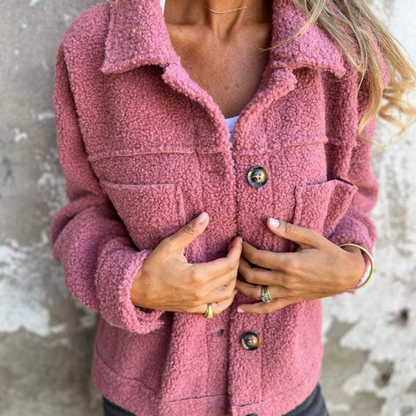 Annie | Trendy coat with soft fabric