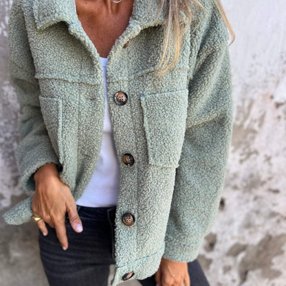 Annie | Trendy coat with soft fabric
