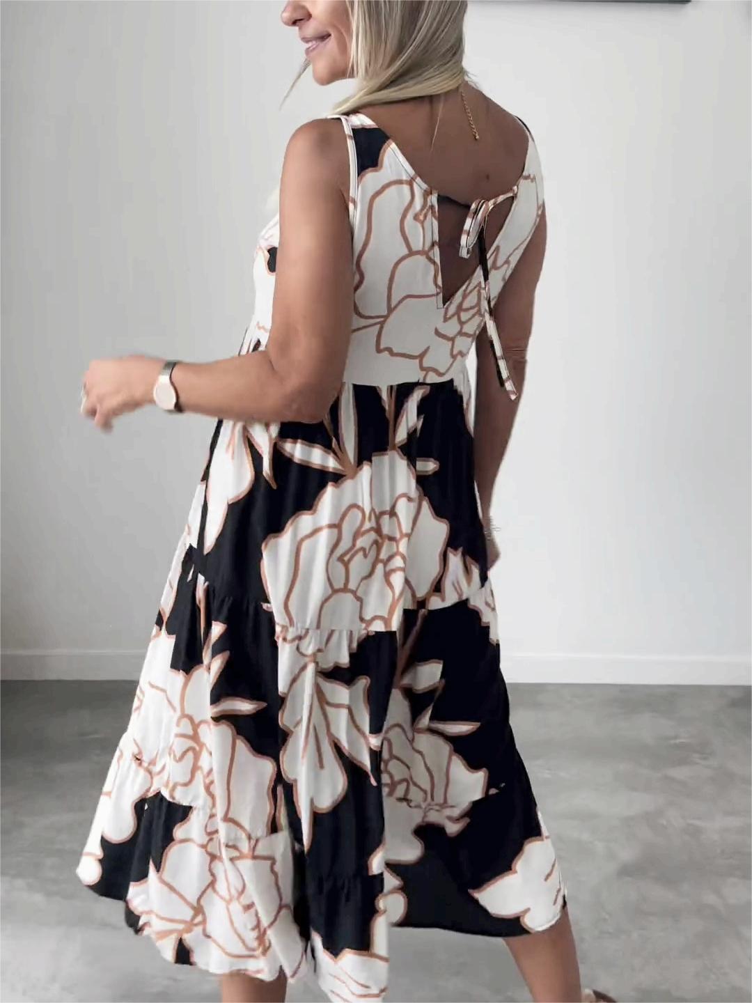 Gwendolyn | Elegant sleeveless maxi dress