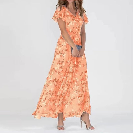 Kaitlyn | Elegant floral maxi dress
