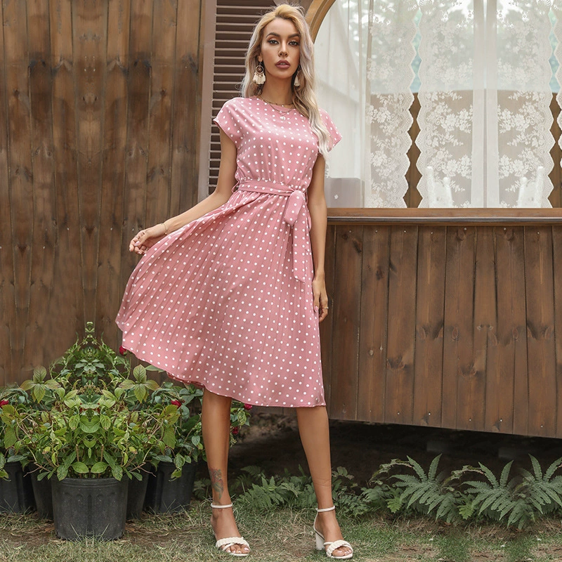 Shania | Graceful polka dot dress