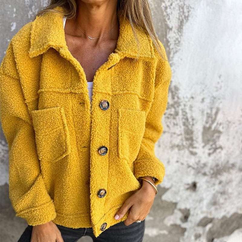 Annie | Trendy coat with soft fabric