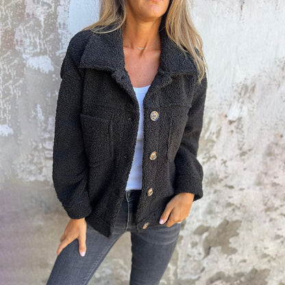 Annie | Trendy coat with soft fabric