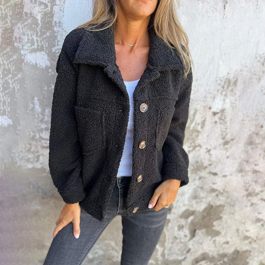 Annie | Trendy coat with soft fabric