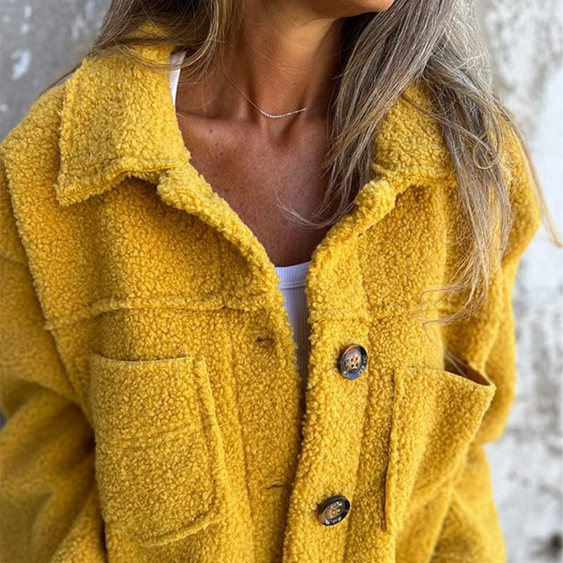 Annie | Trendy coat with soft fabric