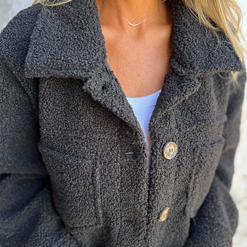Annie | Trendy coat with soft fabric