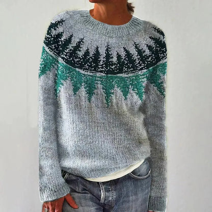 Melissa | Comfortable sweater with playful pattern